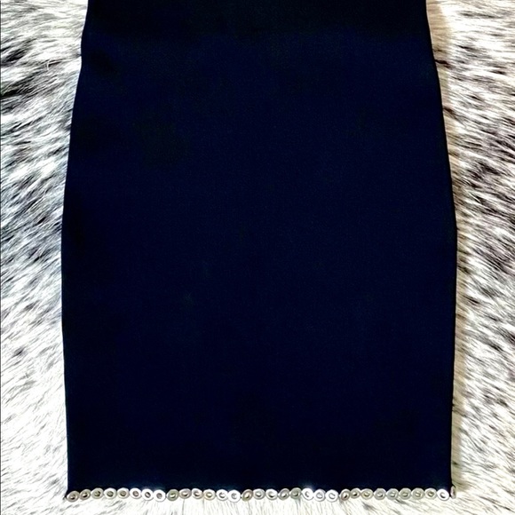 ALEXANDER WANG RIVET ADORNED MINI CAMI DRESS, SZ XS BLACK - Picture 4 of 11